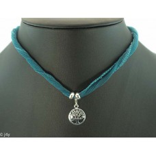 Tree of life with silk bracelet/necklace 